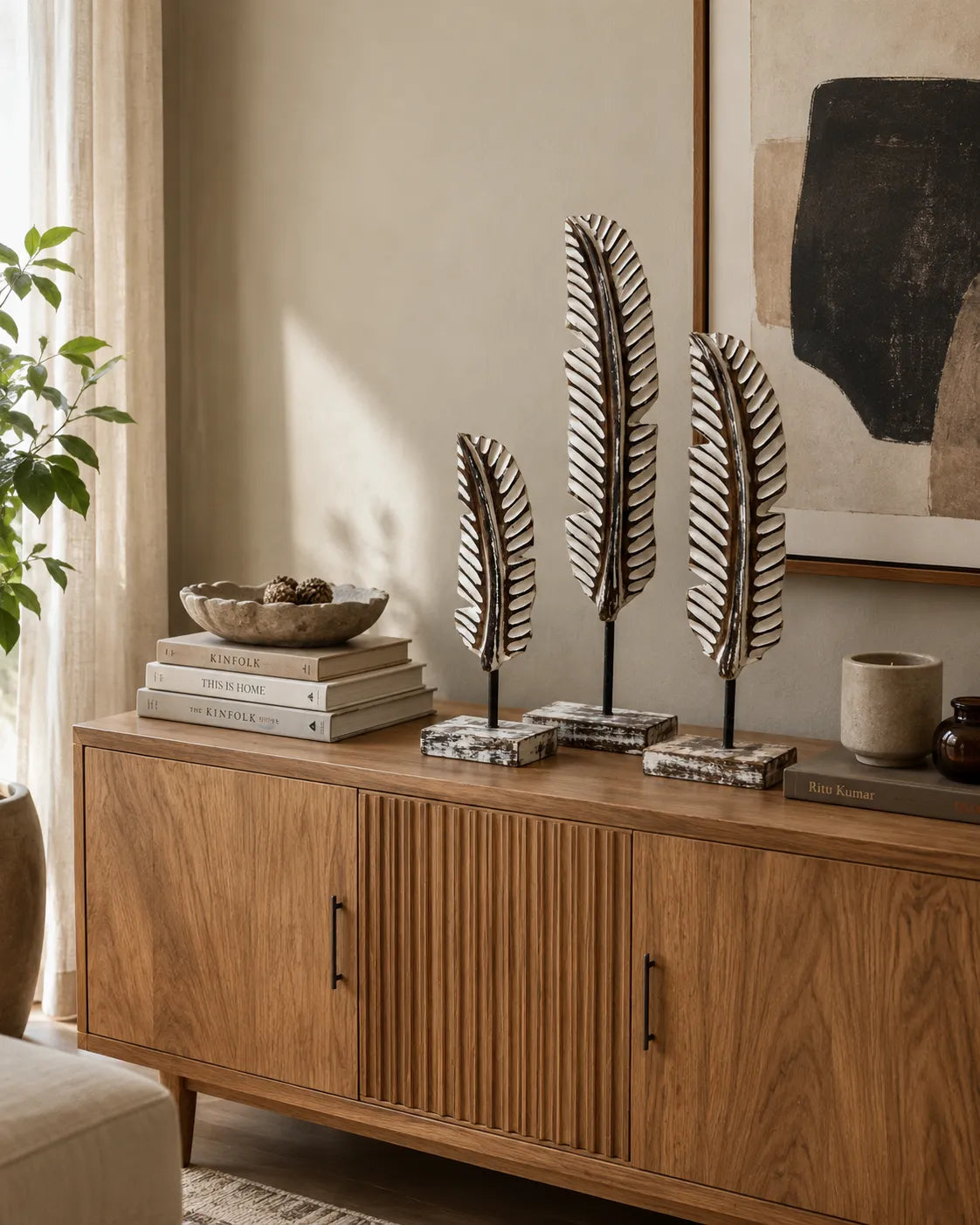 Plume- Handcrafted Feather Sculptures