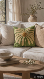 Sage Blossom Cushion Cover | Cover Only