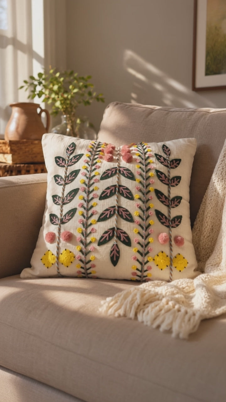 Blush Meadow Cushion Cover | Cover Only
