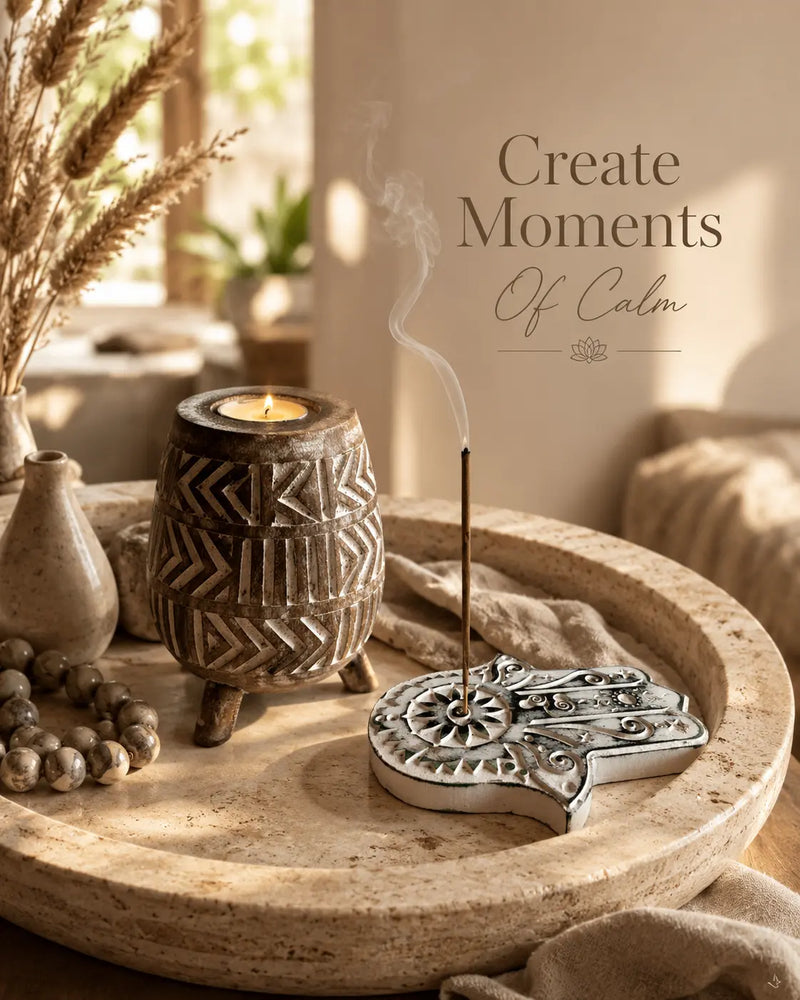 Ritual Set (Incense Holder + Candle Holder)