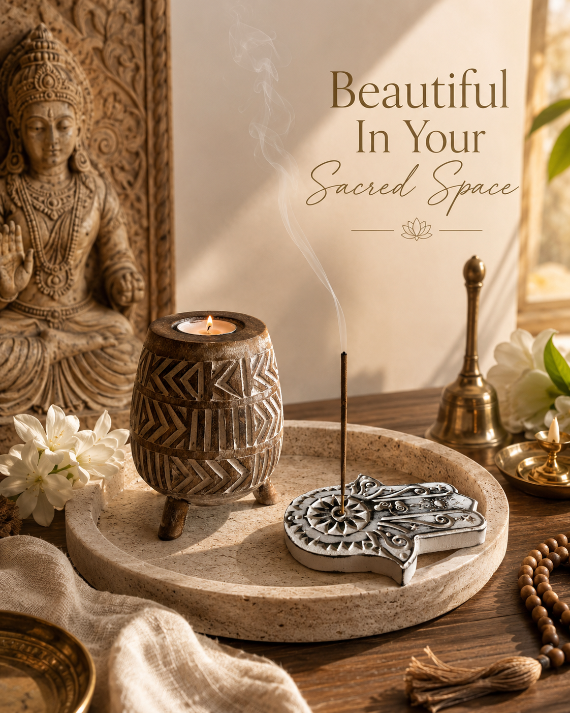 Ritual Set (Incense Holder + Candle Holder)