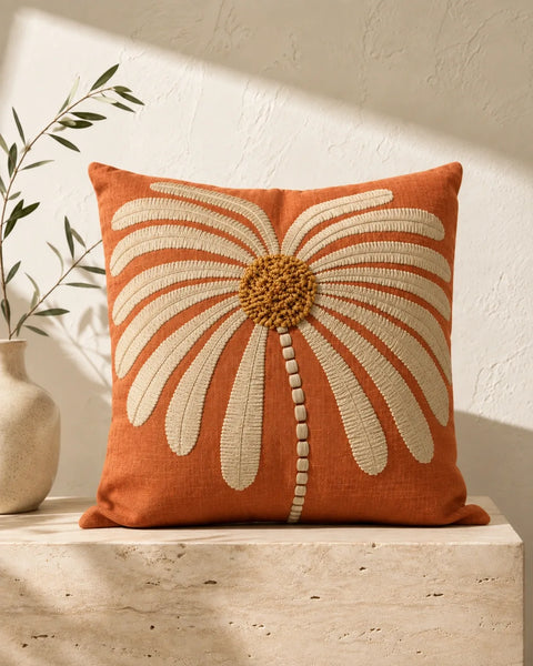 Russet Blossom Cushion Cover