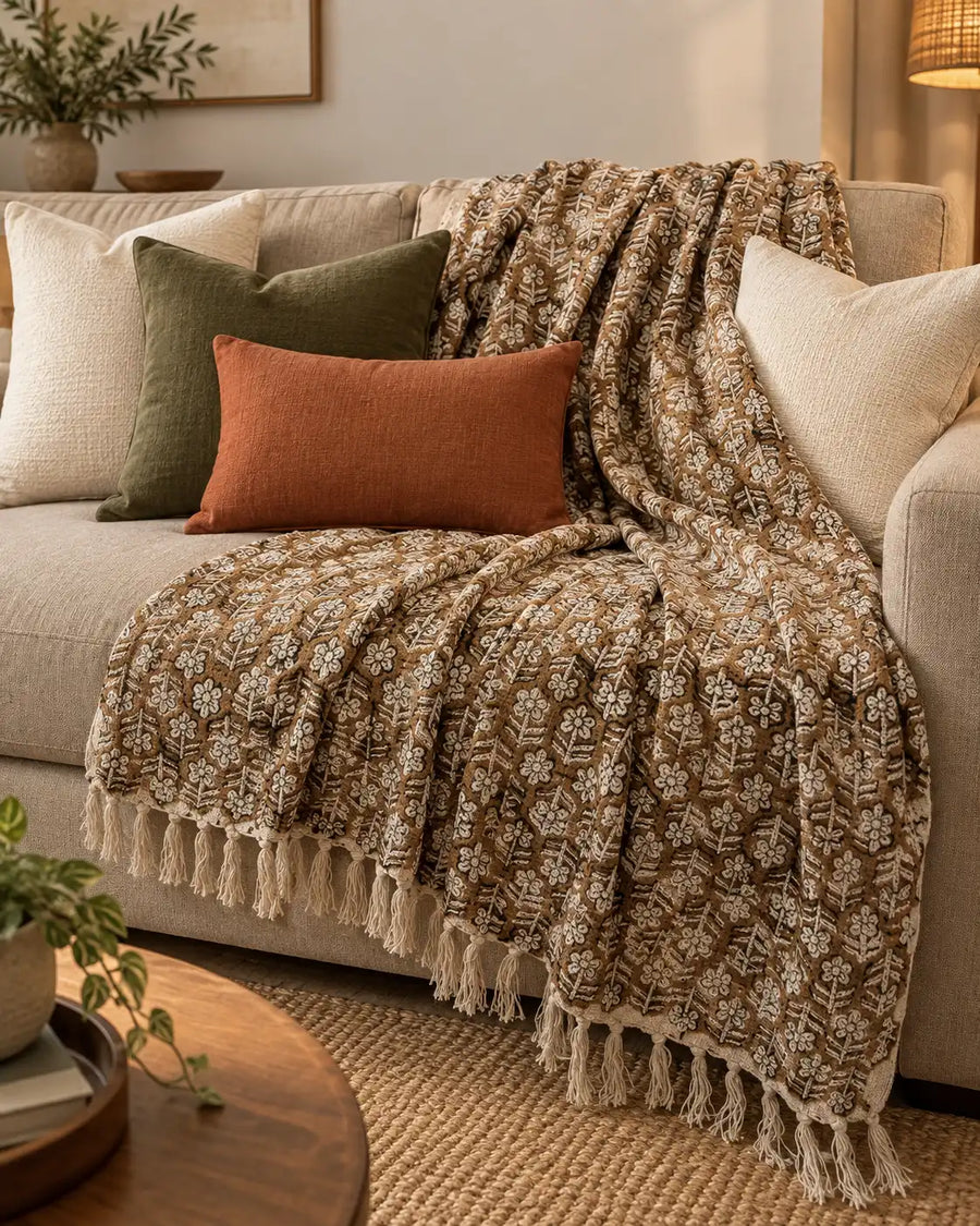 Sienna - Woven Throw