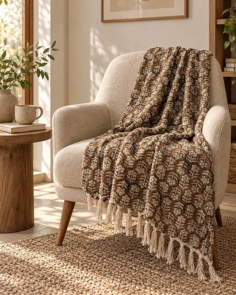 Sienna - Woven Throw