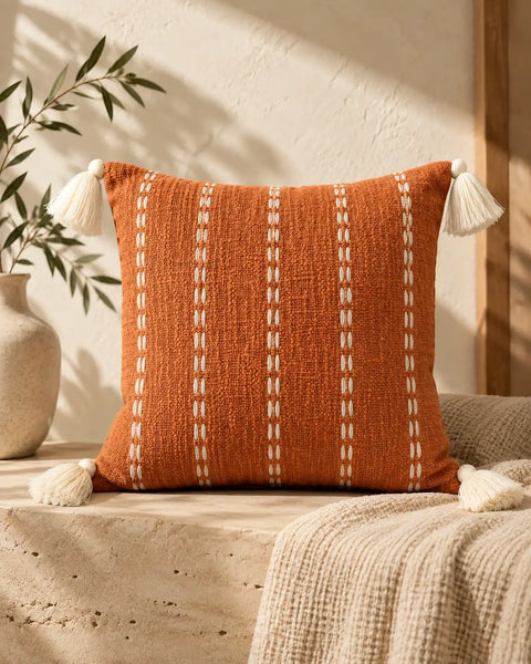 Terra Tassel Cushion Cover