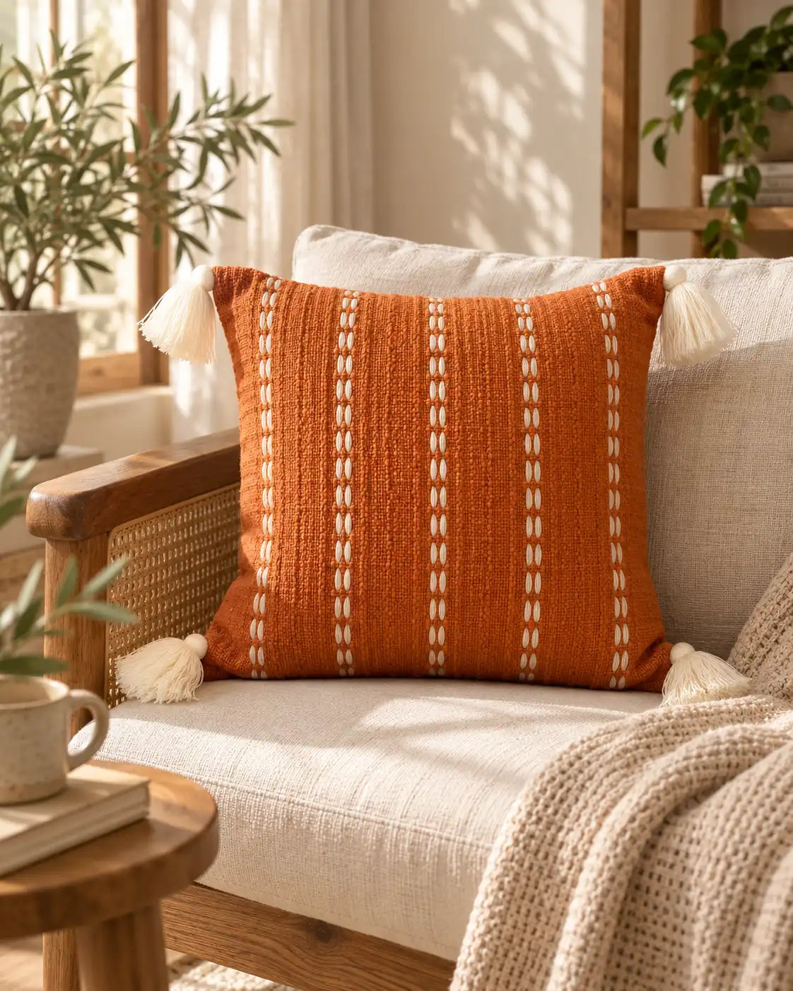 Terra Tassel Cushion Cover