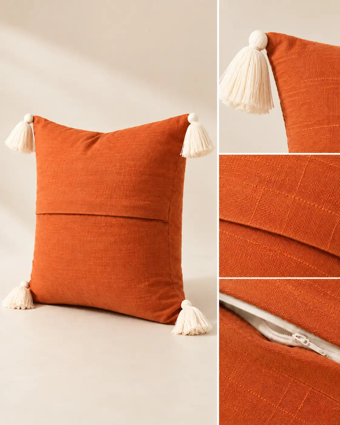 Terra Tassel Cushion Cover